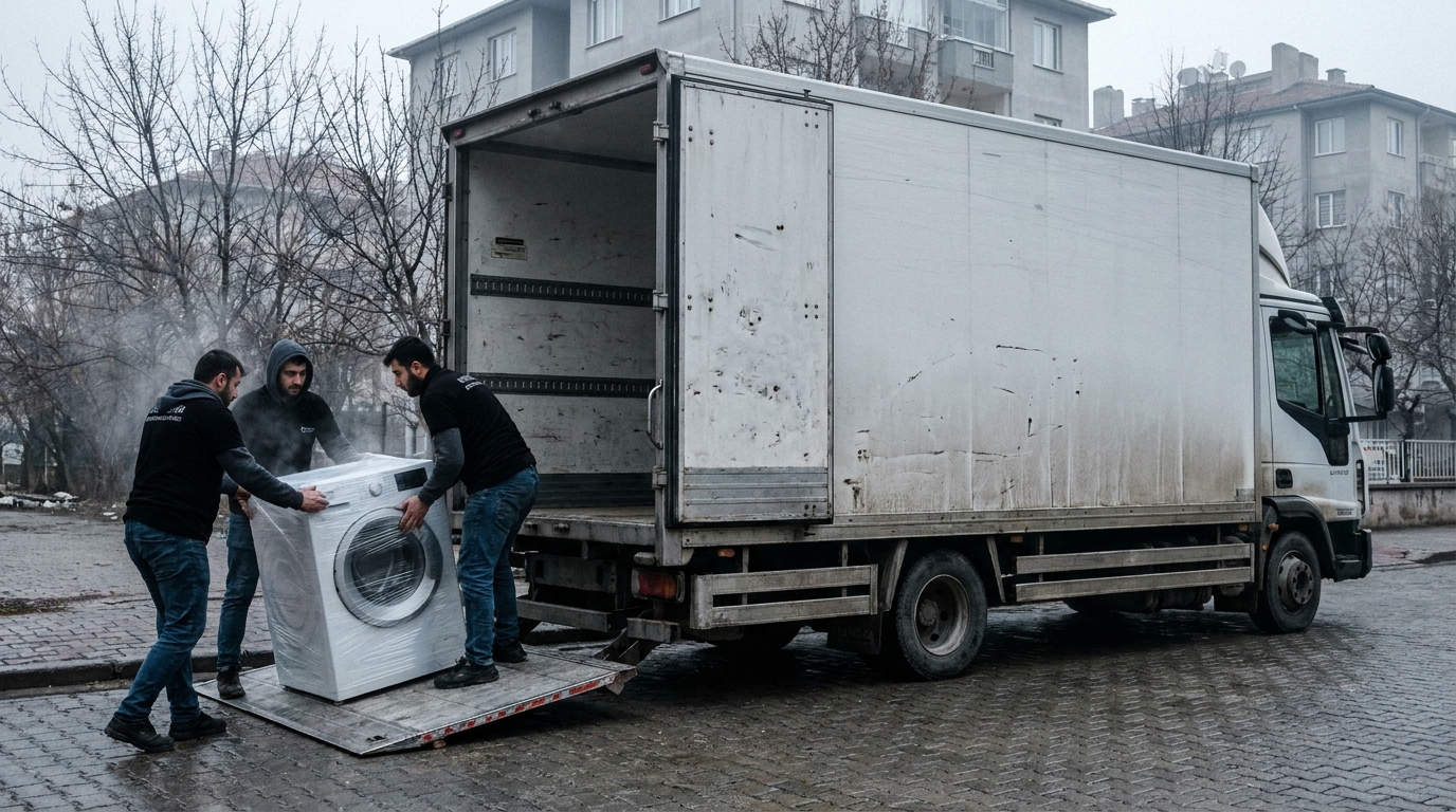 Çamaşır makinesi taşıma hizmeti